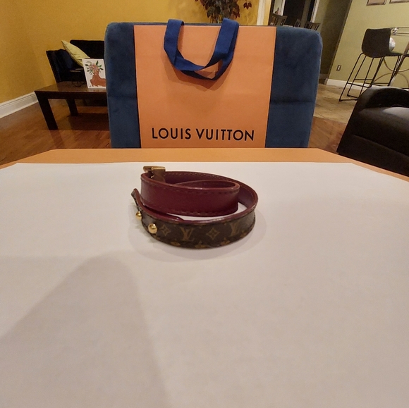 Louis Vuitton Double Wrap Lock It Monogram & Berry Bracelet - Picture 10 of 12